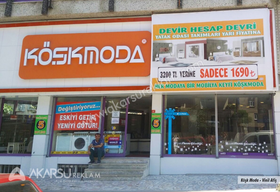 Köşk Moda - Vinil Afiş